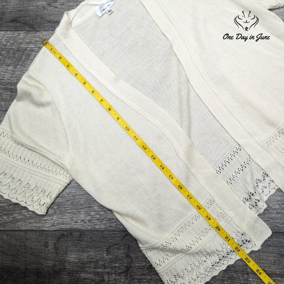 Robbie Bee Short Sleeve Sweater Size XL - Picture 3 of 4